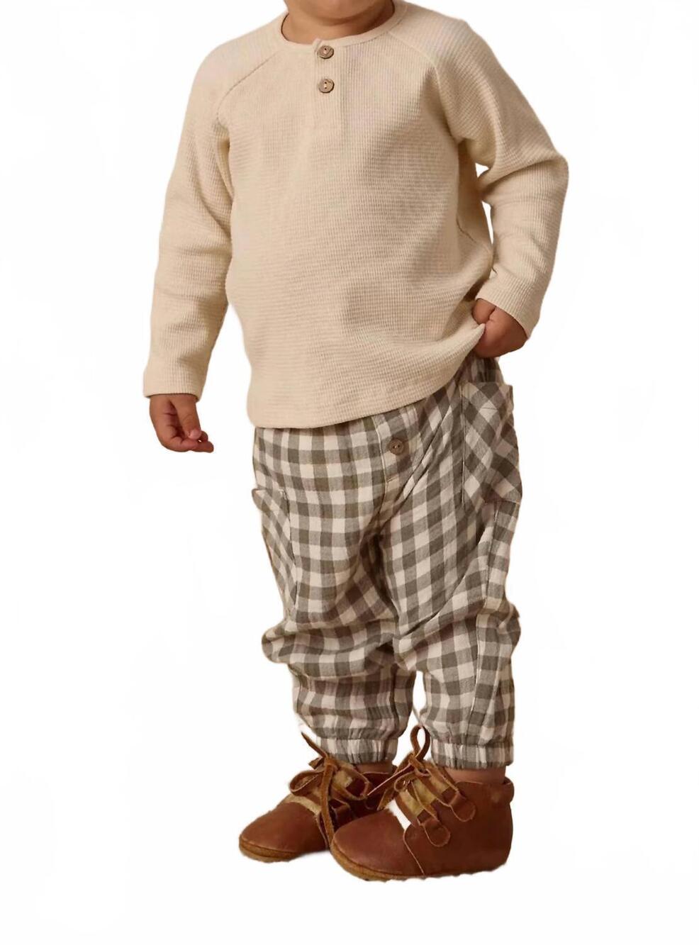 NEW RYLEE + CRU luca pant in forest check